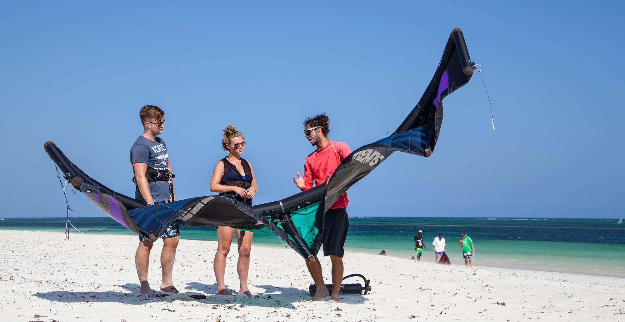 Kitesurfing in Watamu Kenya