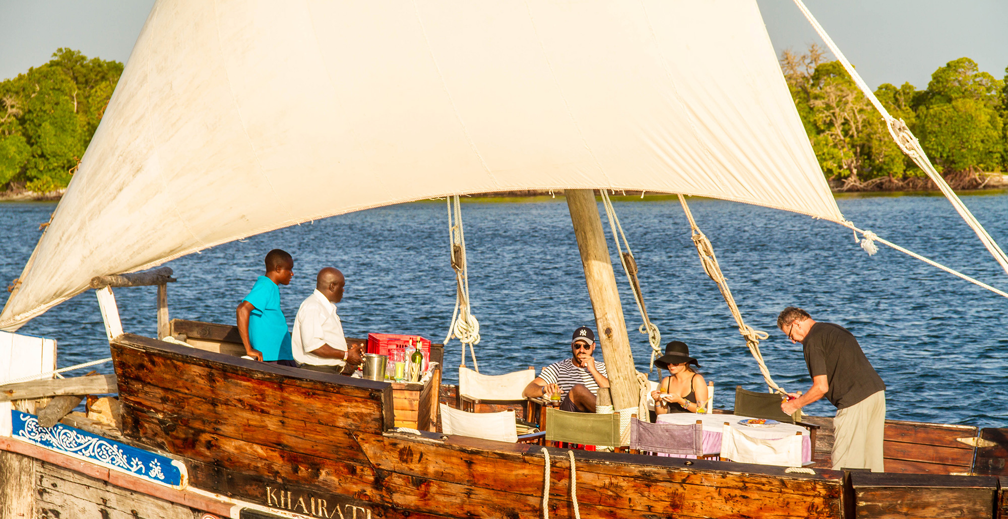 Enjoy a boat cruise in Mida Creek