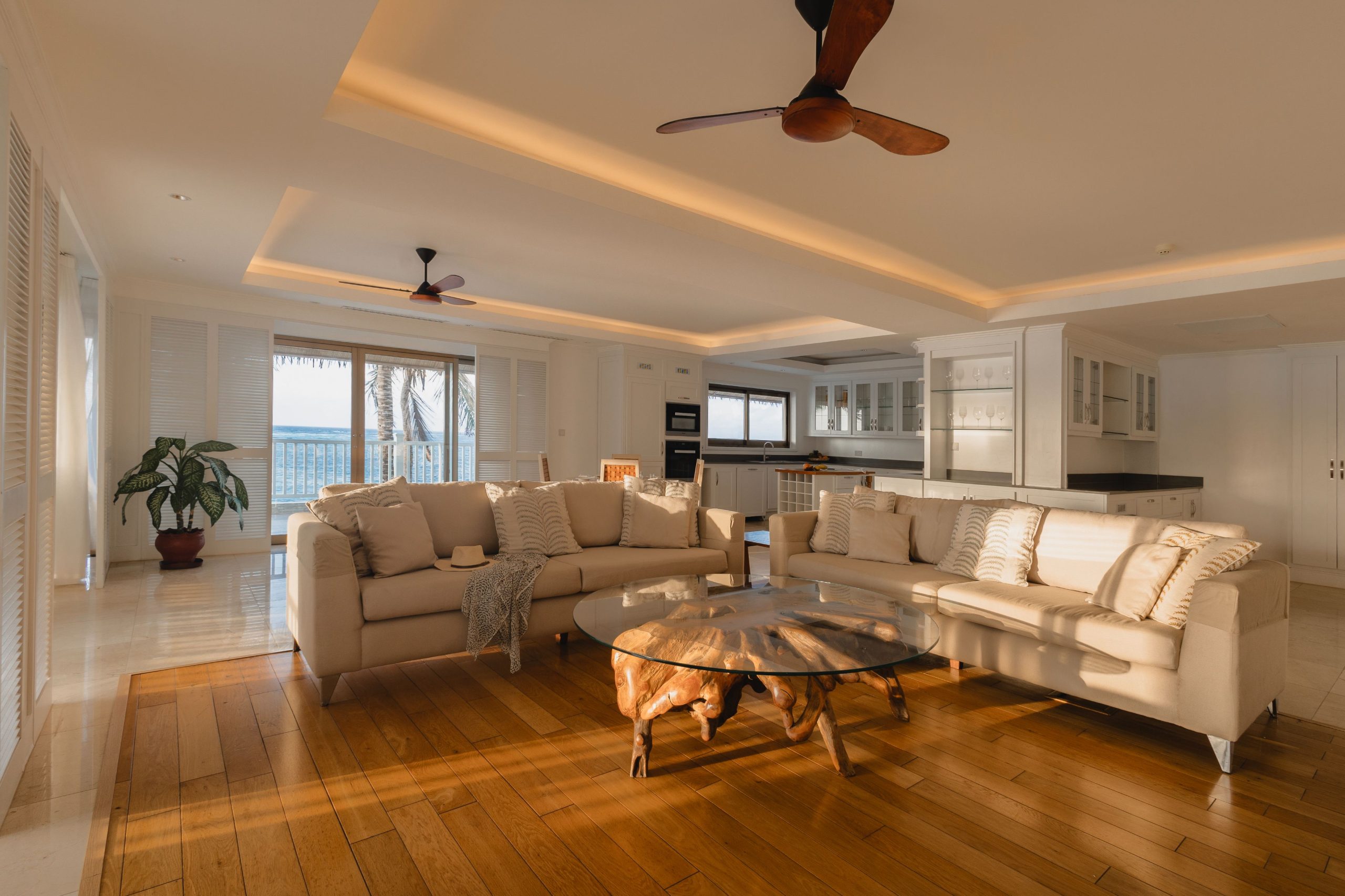 4 Bedroom Ocean View Penthouse Living Room 1
