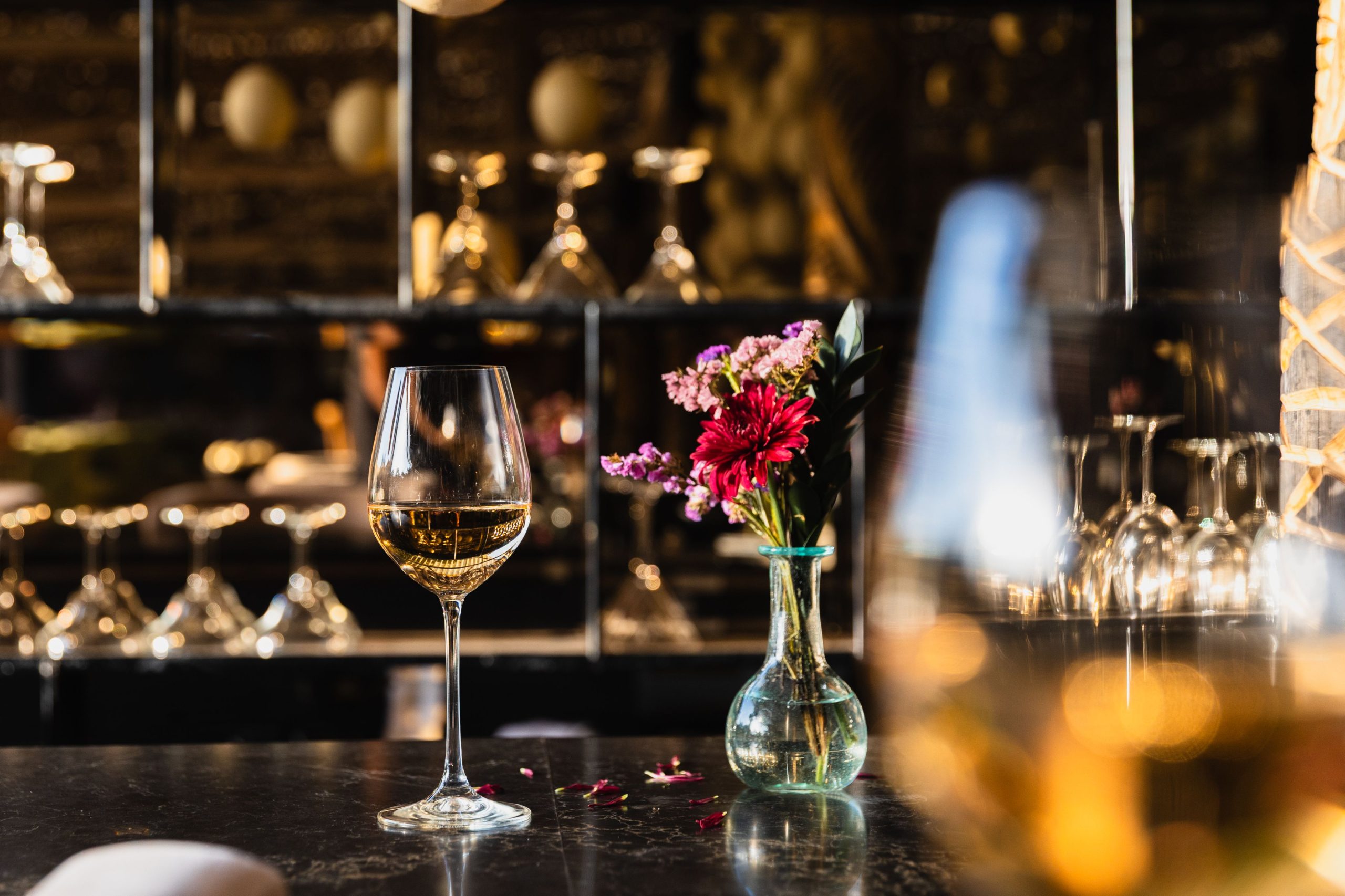 Wine at the deck and egg bar 1