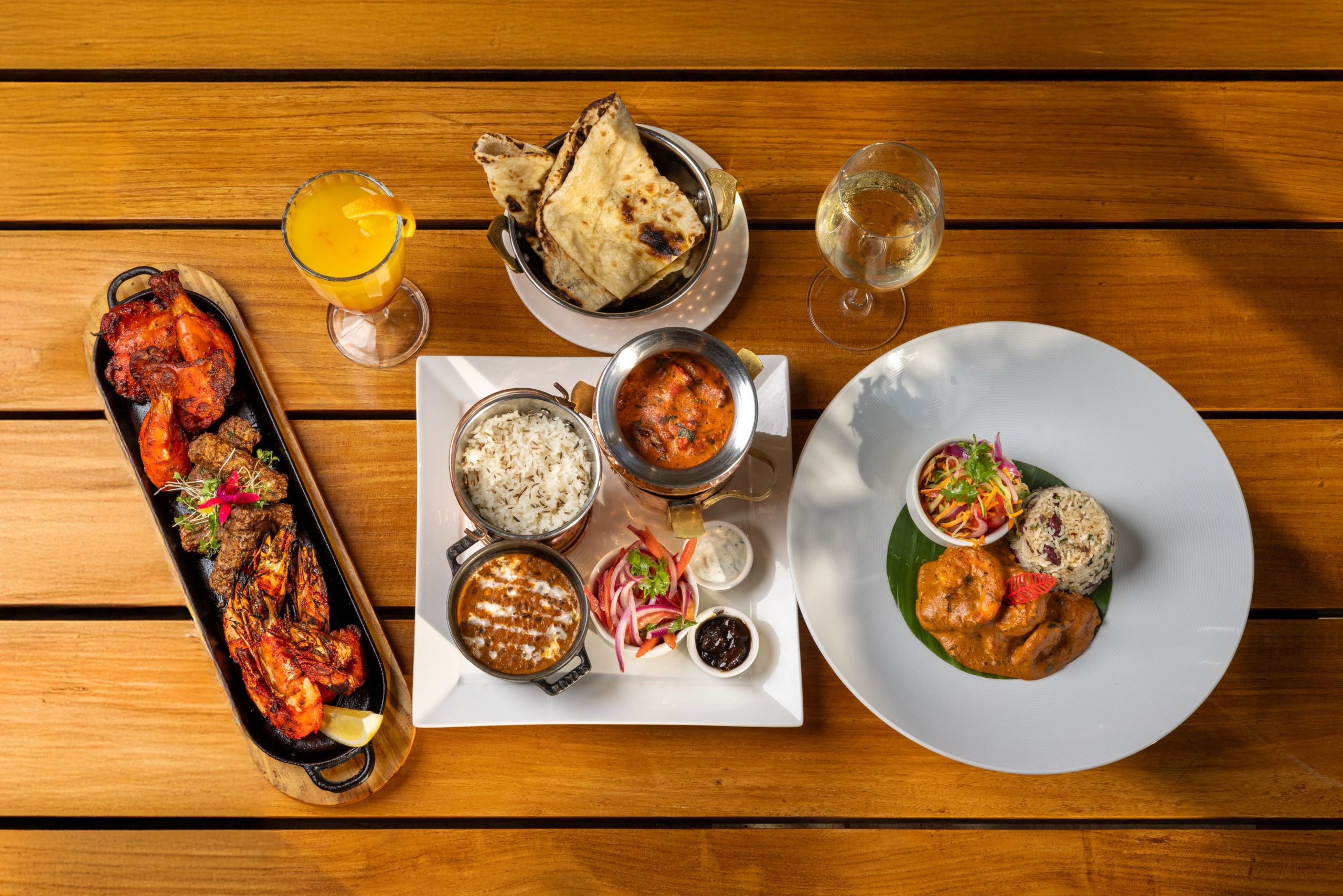 Curry Platter set up 1