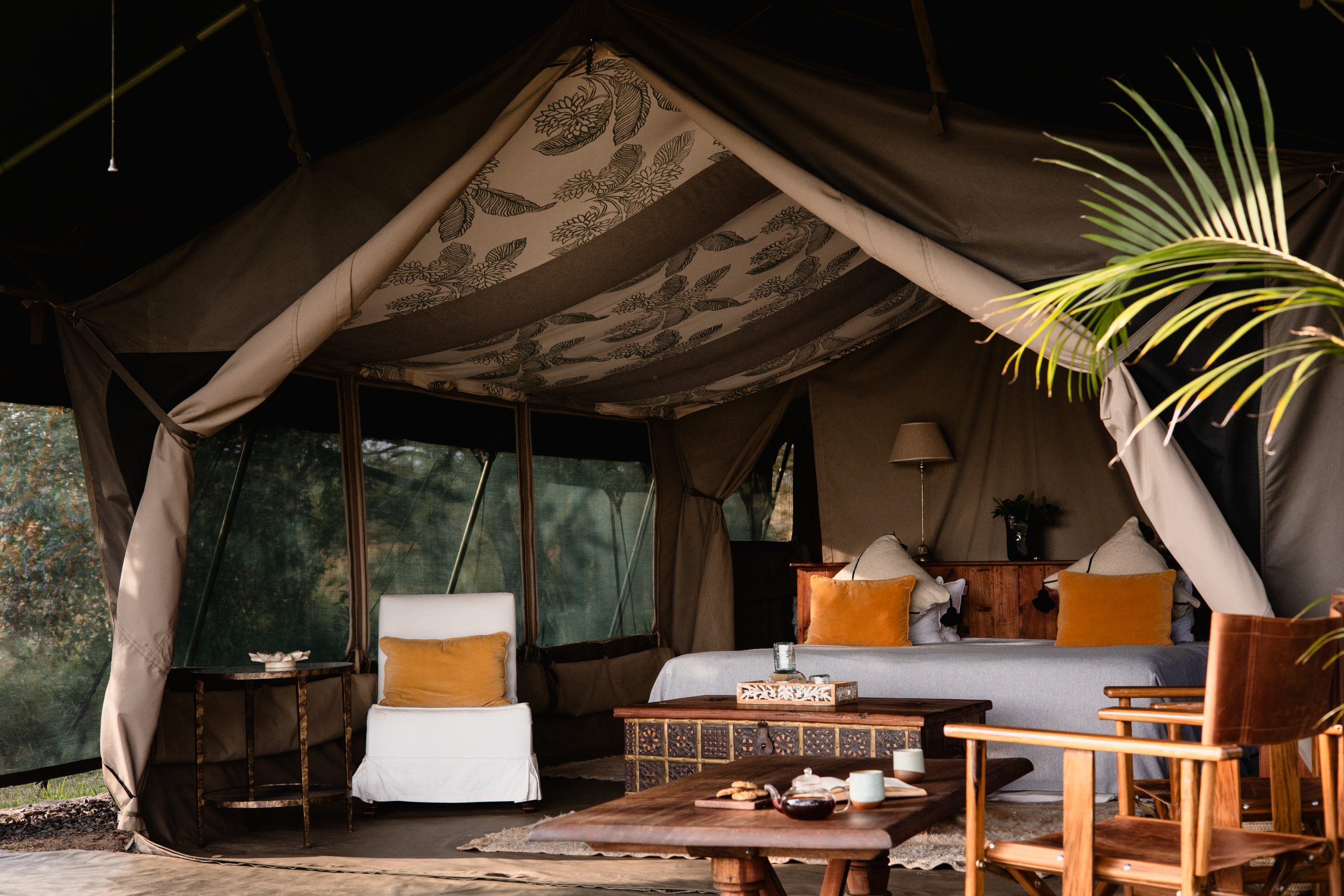 Tent interior view – 1