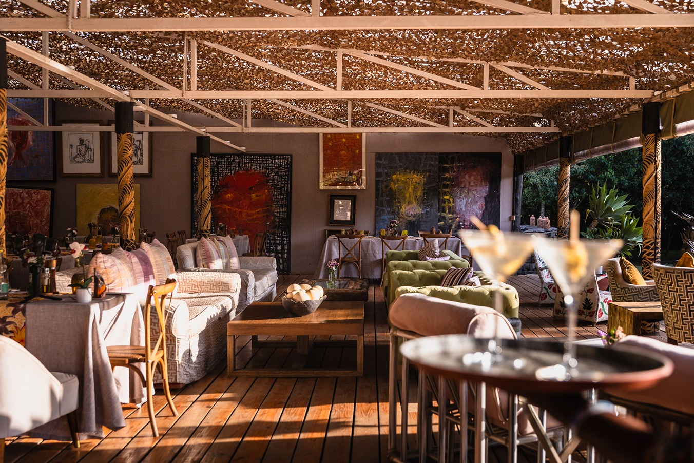 The deck and egg bar interior 1